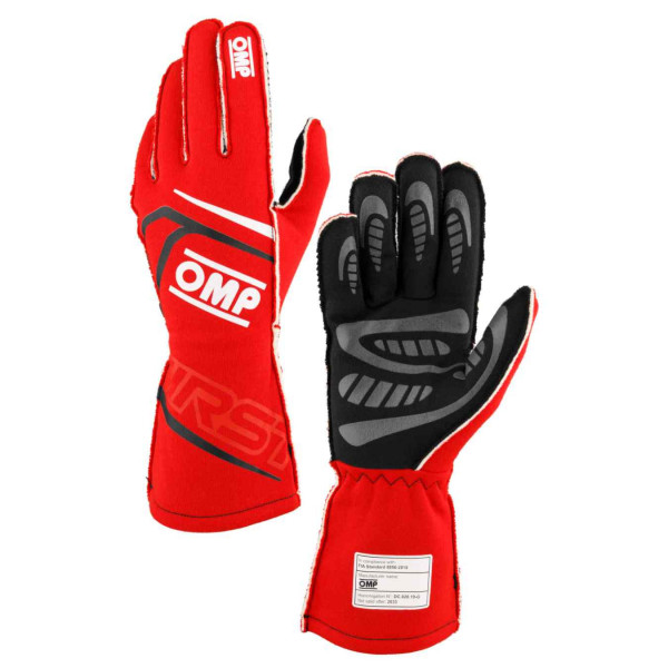 Gants OMP First FIA ROUGE 8856 2018 2024