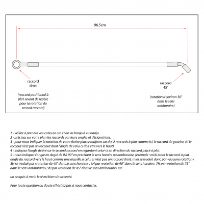 Raccord pour sertissage de frein