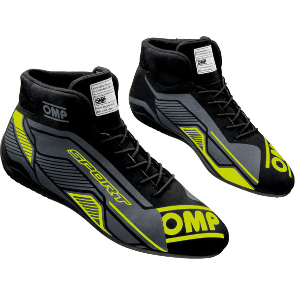 Bottines OMP Sport FIA Jaune