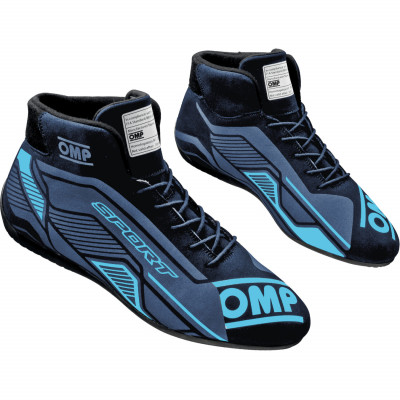 Bottines OMP Sport FIA Noir / Bleu