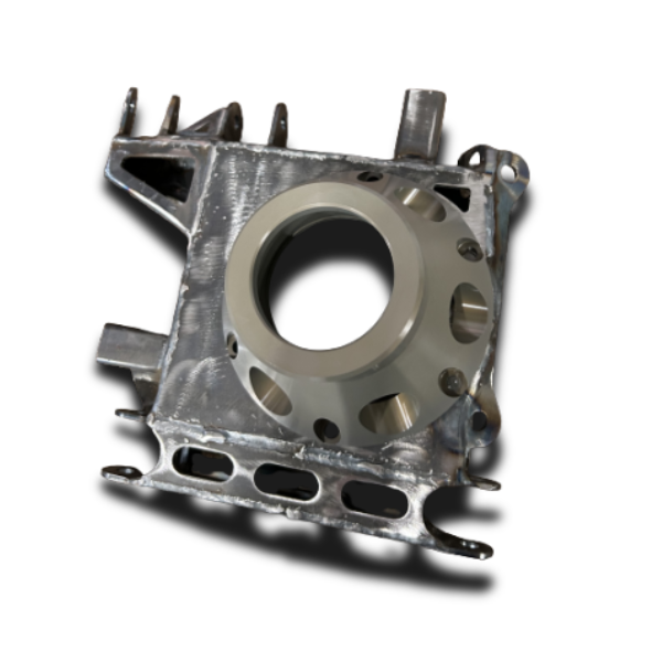 Porte roue complet k3+ brut Gauche