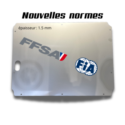 Tôle pare feu inférieure K3 FIA acier