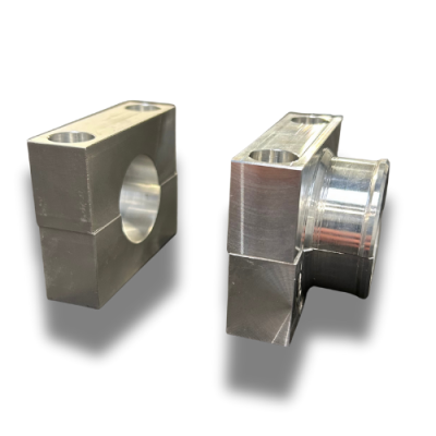 Colliers aluminium pour crémaillère courte avec ou sans porte soufflet