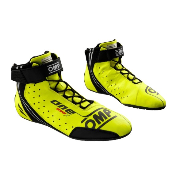 Bottines OMP One Evo X FIA 8856 2018 2024 - Jaune