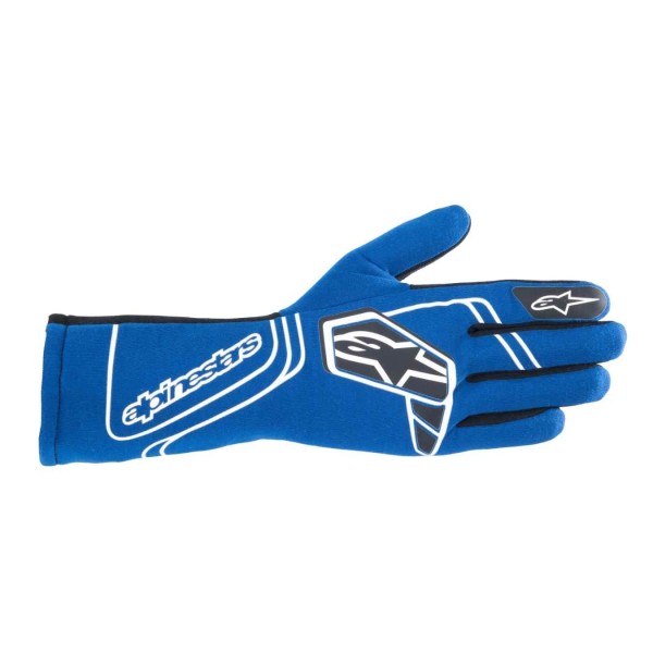 Gants Alpinestars TECH-1 START V4 FIA 8856-2018 Bleu