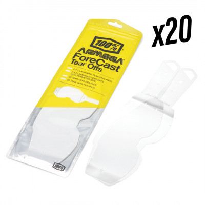 Tear Offs RC2/AC2/ST2 Standard X20 - Planet Motorsport