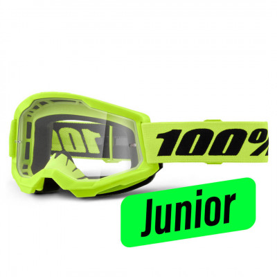 Masque Enfant 100% Strata 2 jaune fluo