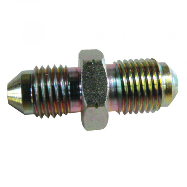 Male/male adaptor 1/8 NPTF - JIC 3/8