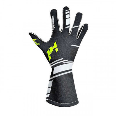 Gants P1 Speed Noir/Blanc - Planet Motorsport