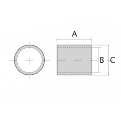 Bague à souder pour articulation élastique - Planet Motorsport